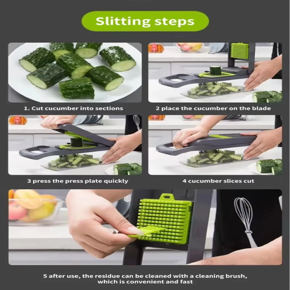 Hot Sale 14 in 1 Multifunctional Hand Held vegetable Chopper