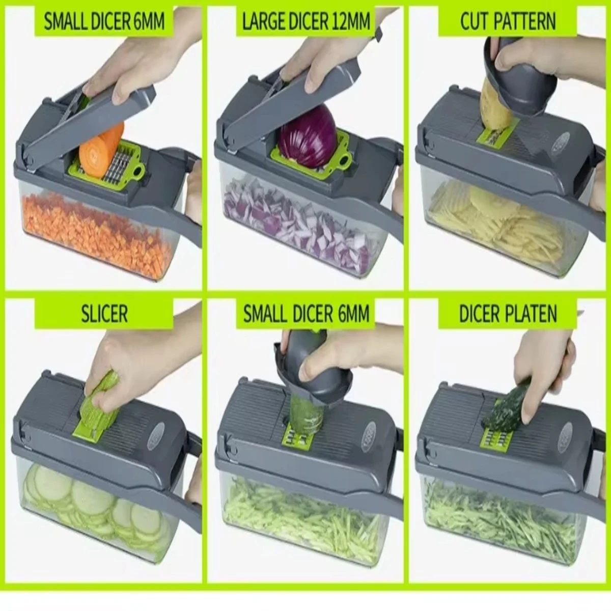Hot Sale 14 in 1 Multifunctional Hand Held vegetable Chopper